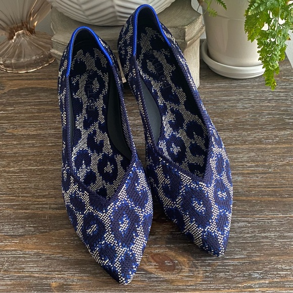 Rothy's The Point Il Indigo Cat Slip On Pointed Flats Womens 7.5 - Picture 7 of 13